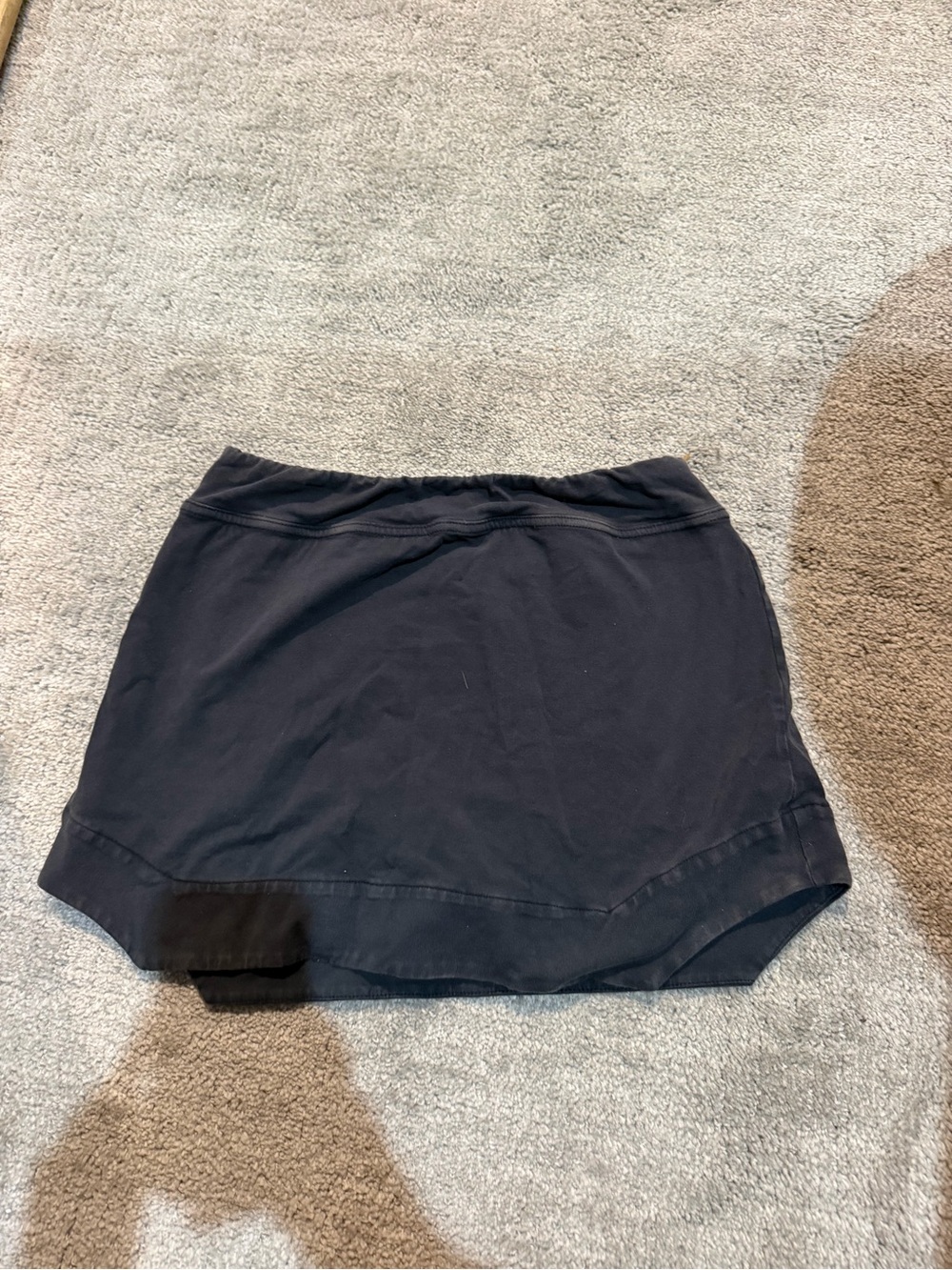Free People Black Mini Skort
